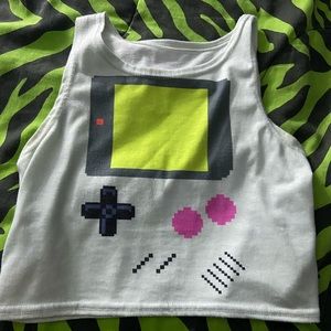 Game boy crop top